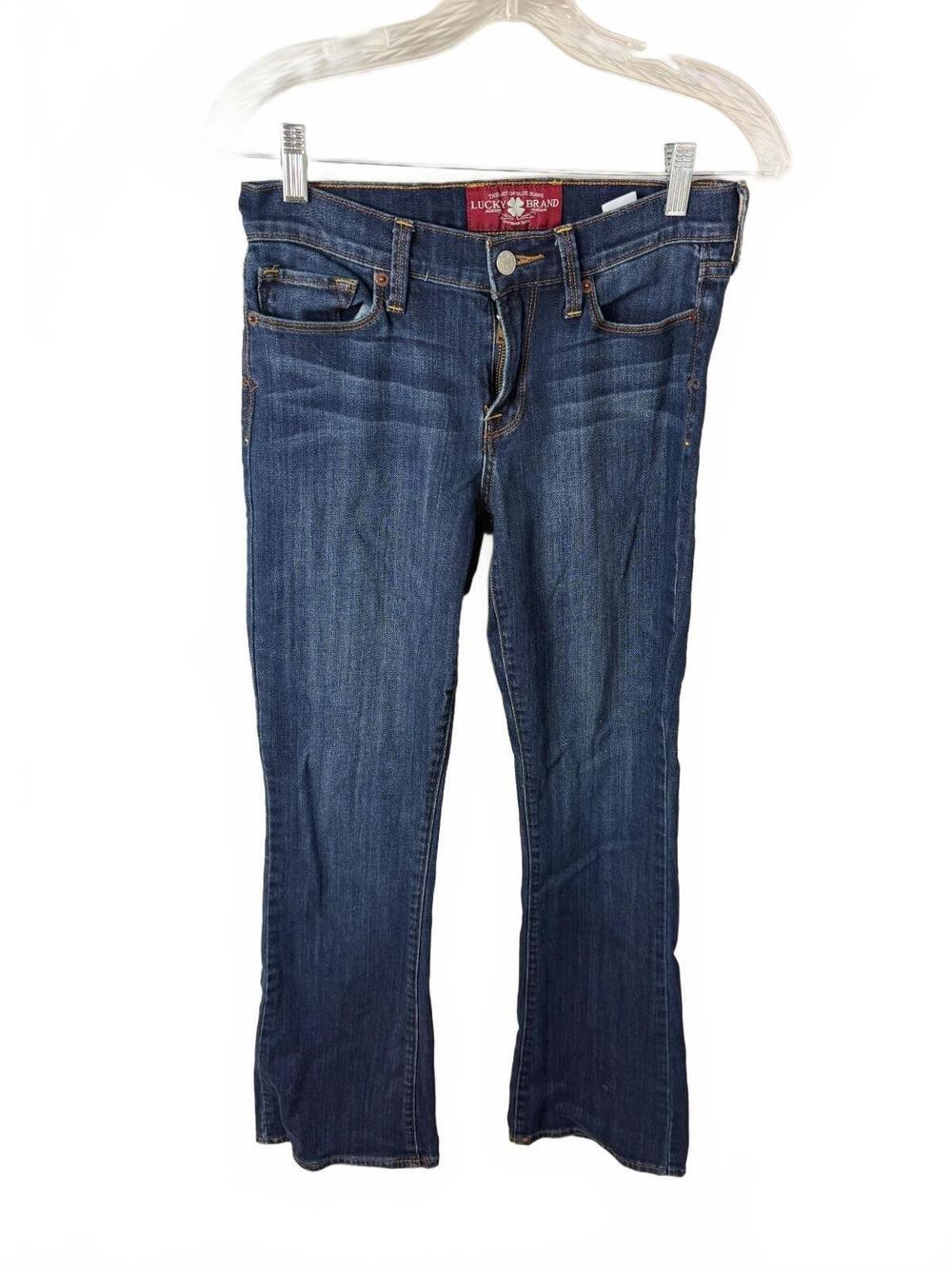 Lucky Brand Sofia Boot Jeans in Dark Blue, Size 4 Regular 27 Waist
